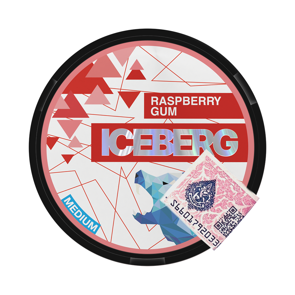 Raspberry_2 ICEBERG RASPBERRY GUM 16GR - Image 1
